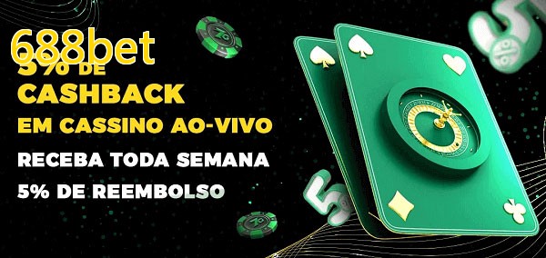 Promoções do cassino ao Vivo 688bet